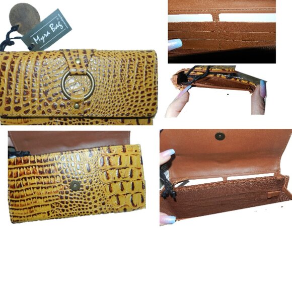 Myra 100% Leather Stride Wallet 🆕FAST📦🏃🏻💨⚡🚚 - Picture 8 of 16